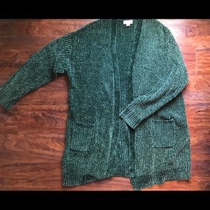 Hunter Green Cardi